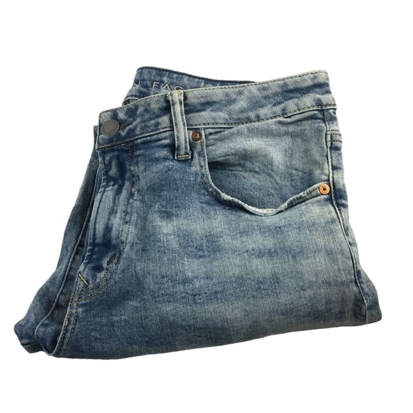 AMERICAN EAGLE LIGHT WASH FLEX SKINNY JEANS MENS SIZE 34X32 - Picture 3 of 4